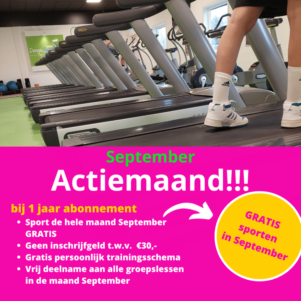 September actie Denge Sport